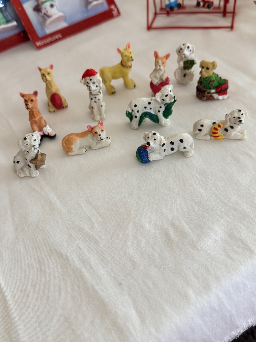 Christmas Decorations Miniature Dogs